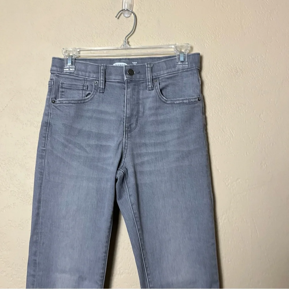 Old navy boy karate slim built-in flex straight‎ gray jeans size 14